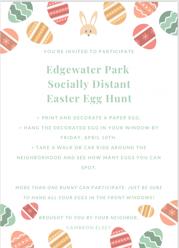 Socially Distant Egg Hunt